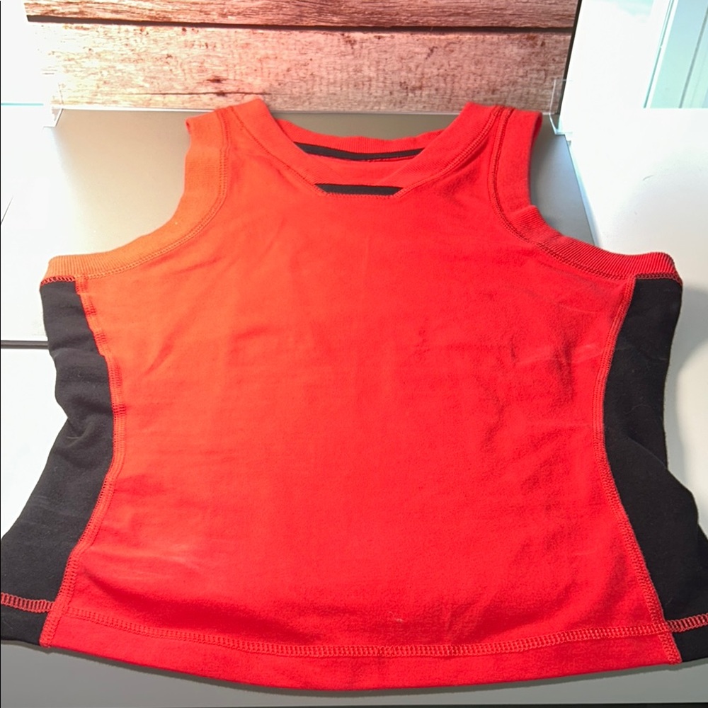 FP movement by free people Red & Black Top new without tags. Size small